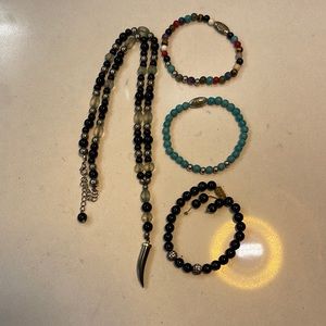 Gemstone Bracelet & Necklace